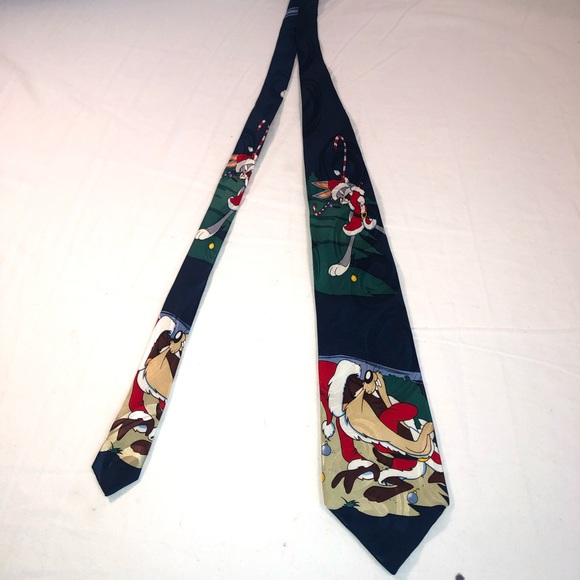 Warner Bros. Other - VINTAGE 1995 Men’s Looney Tunes Christmas Tie